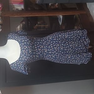 Forever 21 blue floral dress